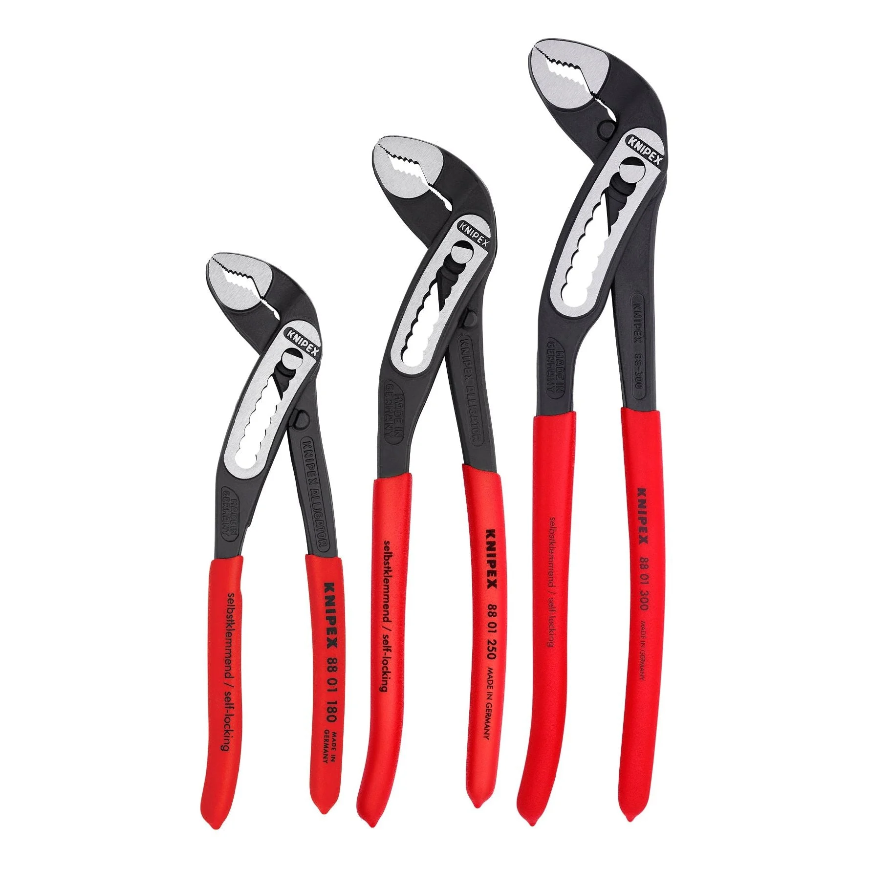 Knipex 00 20 07 US1 3 Pc Alligator Pliers Set