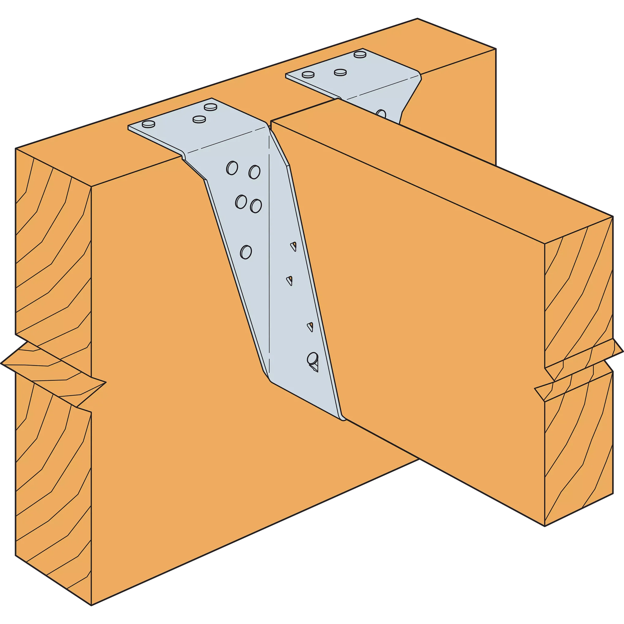 Simpson BA38 BA Top-Flange Joist Hanger for 3x8