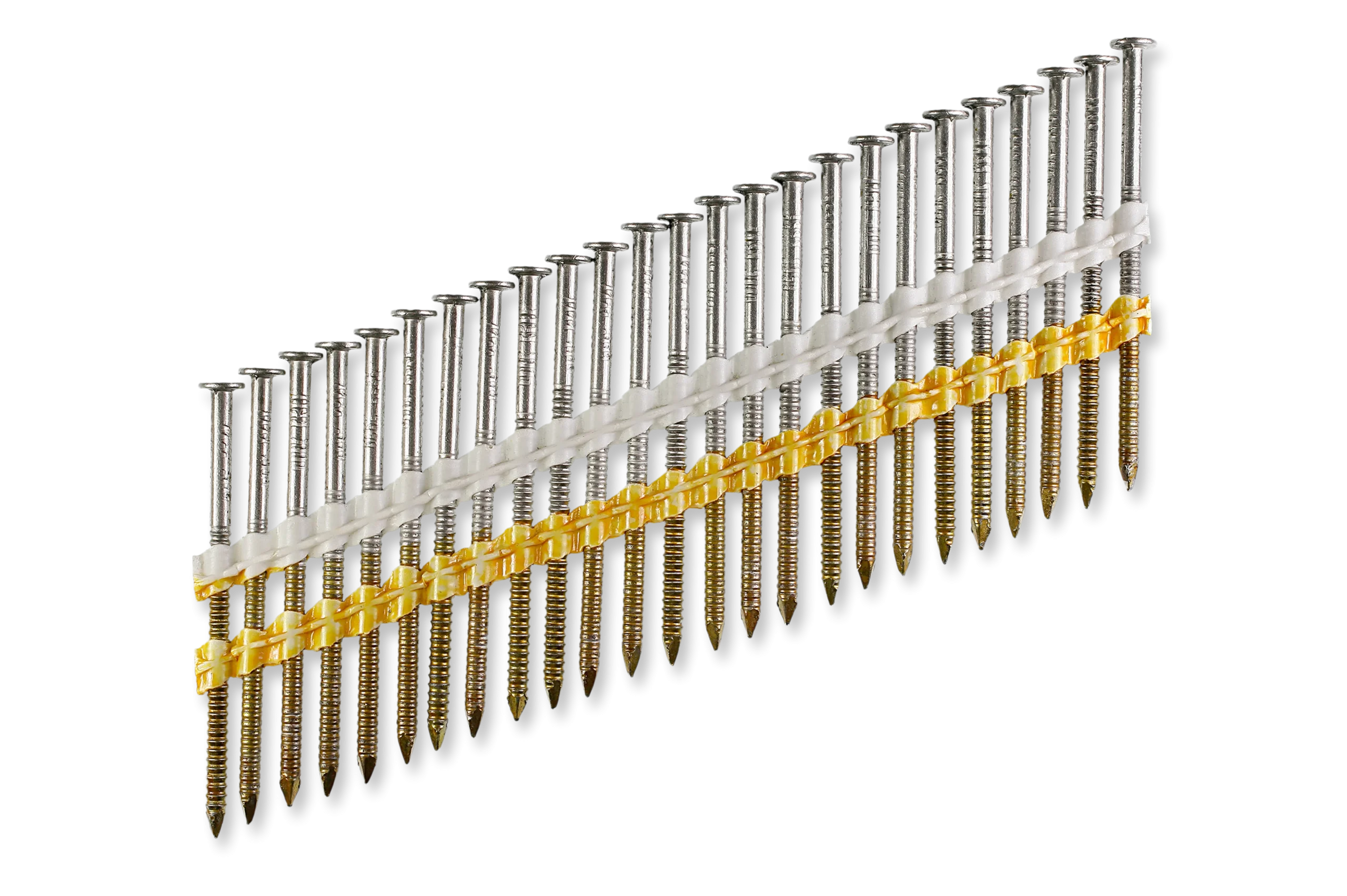 Simpson S11A250CNJ 20°–22° Plastic Strip, Full Round Head, Ring-Shank Nail — 2-1/2 in. x 0.120 in. Type 304 (1000-Qty)
