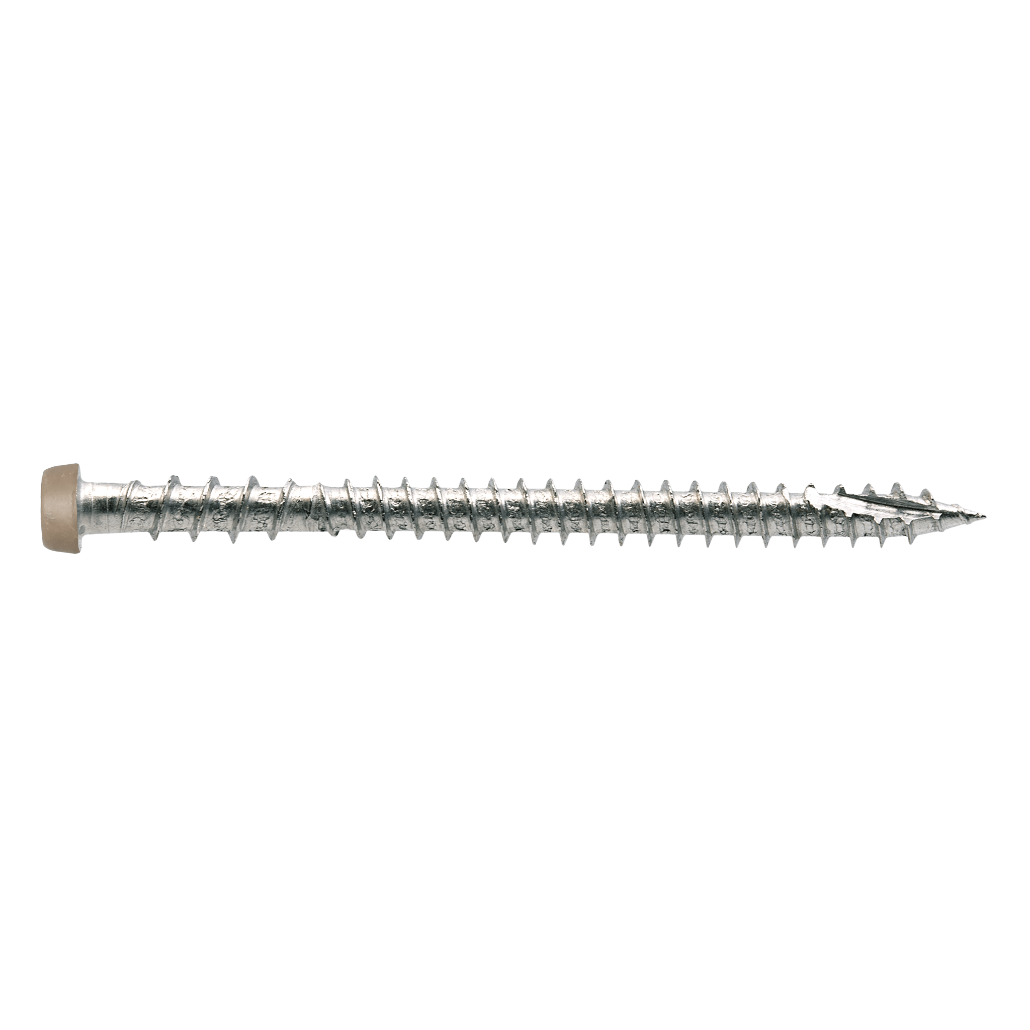 Simpson DCU234P316TN Deck-Drive DCU COMPOSITE Screw — #10 x 2-3/4 in. T20, Type 316, Tan (350-Qty)