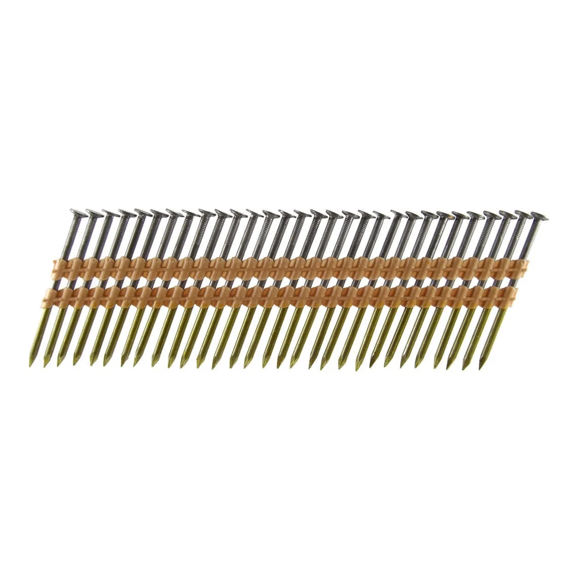 B&C Eagle 314X131/22B 3-1/4" x .131 Round Head 22° Bright Smooth Shank Plastic Collated Framing Nails (4,000 per box)