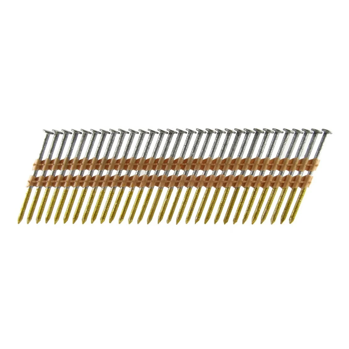 B&C Eagle 3X120HDR/22B 3" x .120 Round Head 22° Hot Dip Galvanized Ring Shank Plastic Collated Framing Nails (4,000 per box)