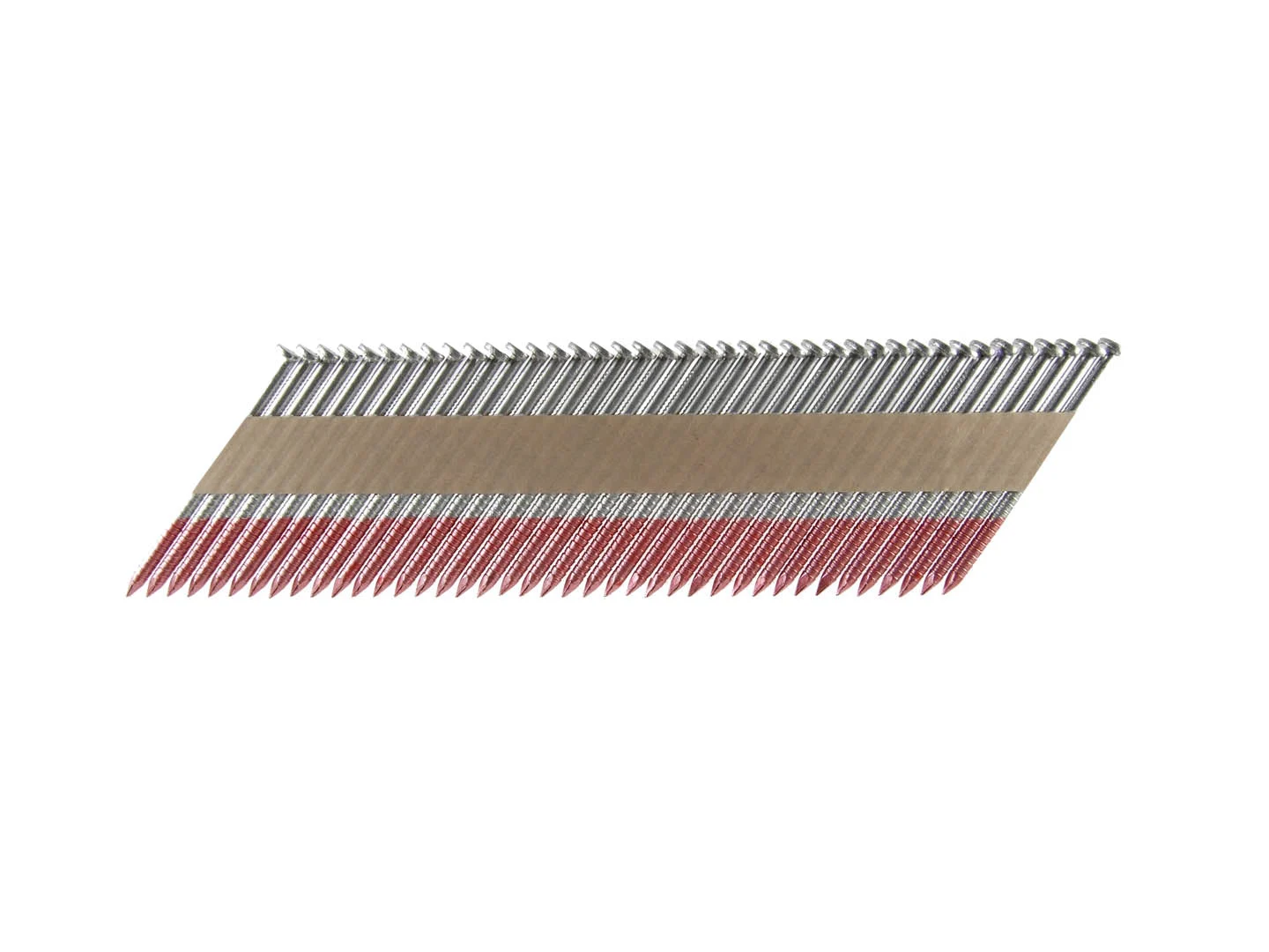 B&C Eagle 3X120HDR/33 3" x .120 Offset Round Head 33° Hot Dip Galvanized Ring Shank Paper Tape Collated Framing Nails (2,500 per box)