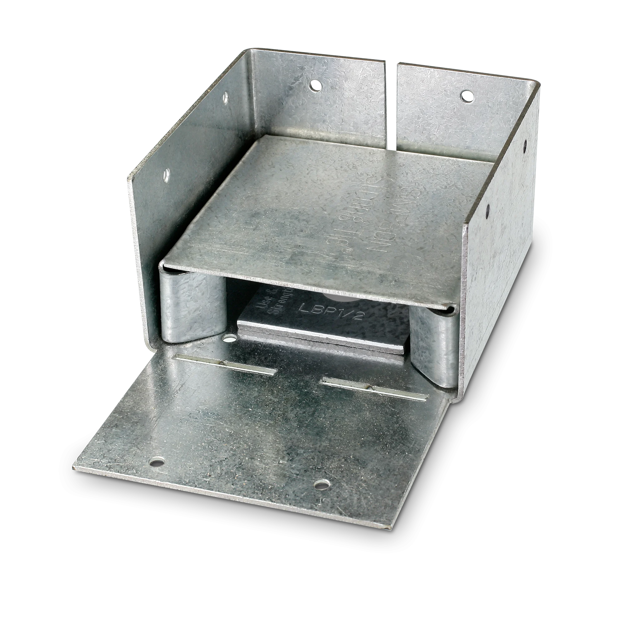 Simpson ABW44Z ABW ZMAX Galvanized Adjustable Standoff Post Base for 4x4 - Simpson Strong-Tie