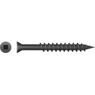 Strong-Point 1QT Square Drive Trim Head, Sharp Point, Phosphate Coated, 6 x 1-5/8, Box of 5,000 Drywall Screws