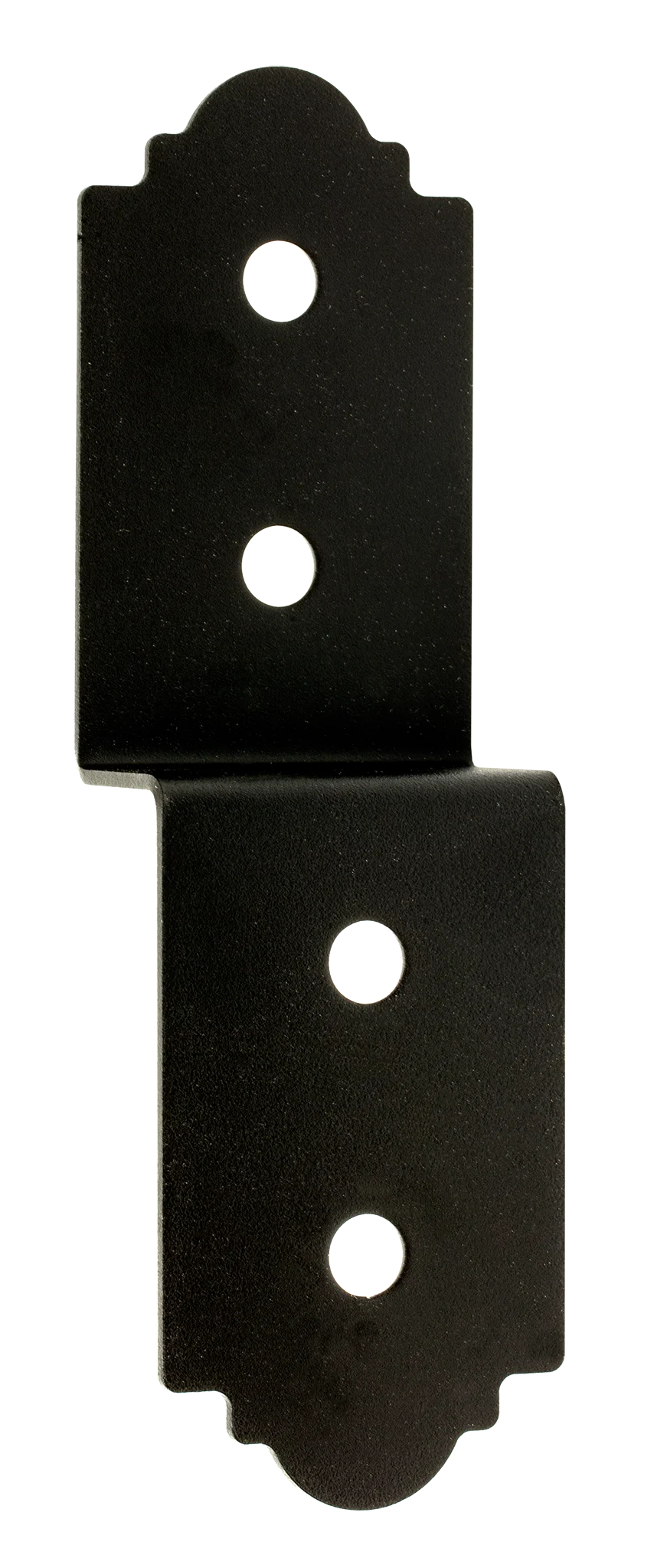 Simpson APDJT2-4 Outdoor Accents Mission Collection 3 in. ZMAX, Black Powder-Coated Deck Joist Tie for 2x
