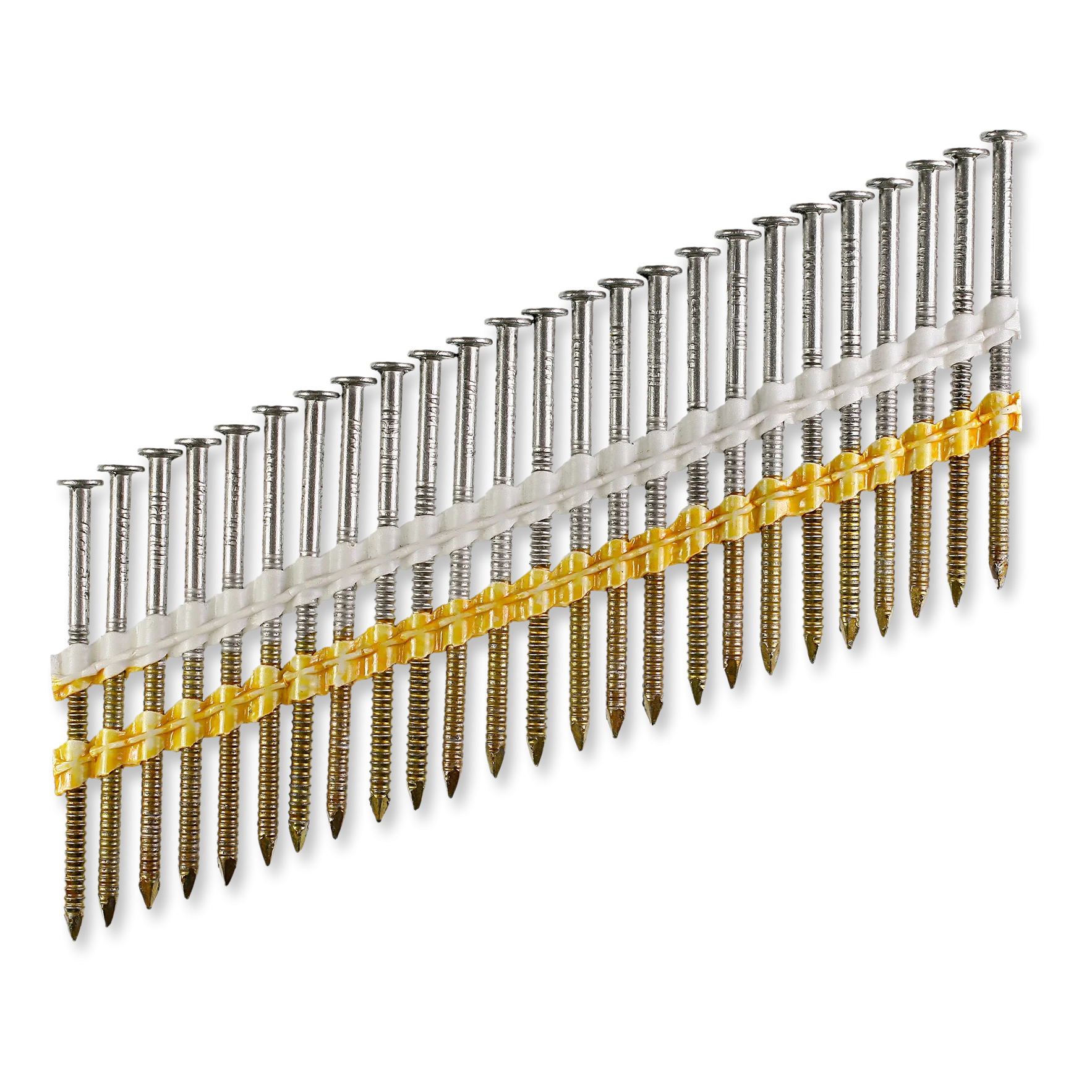 Simpson S11A300CNJ 20°–22° Plastic Strip, Full Round Head, Ring-Shank Nail — 3 in. x 0.120 in. Type 304 (1000-Qty)