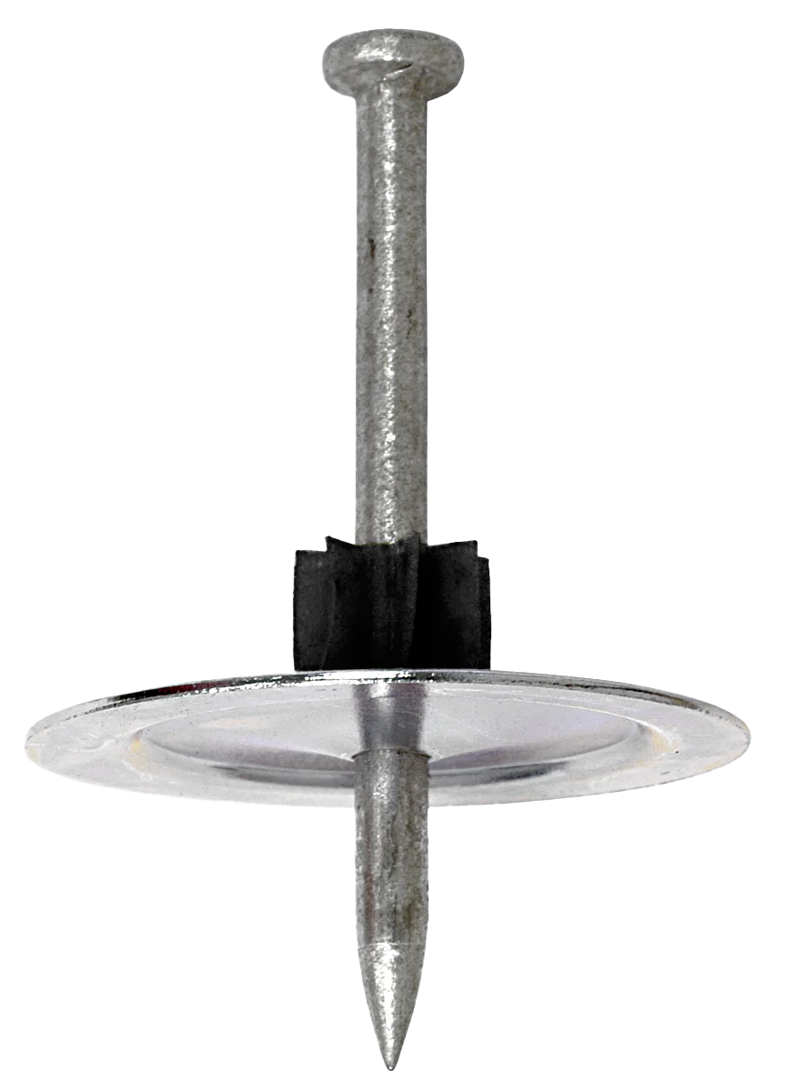 Simpson PINW-150 PINW 1-1/2 in. Powder-Actuated Metal-Washered Pin for Insulation Board (50-Qty)