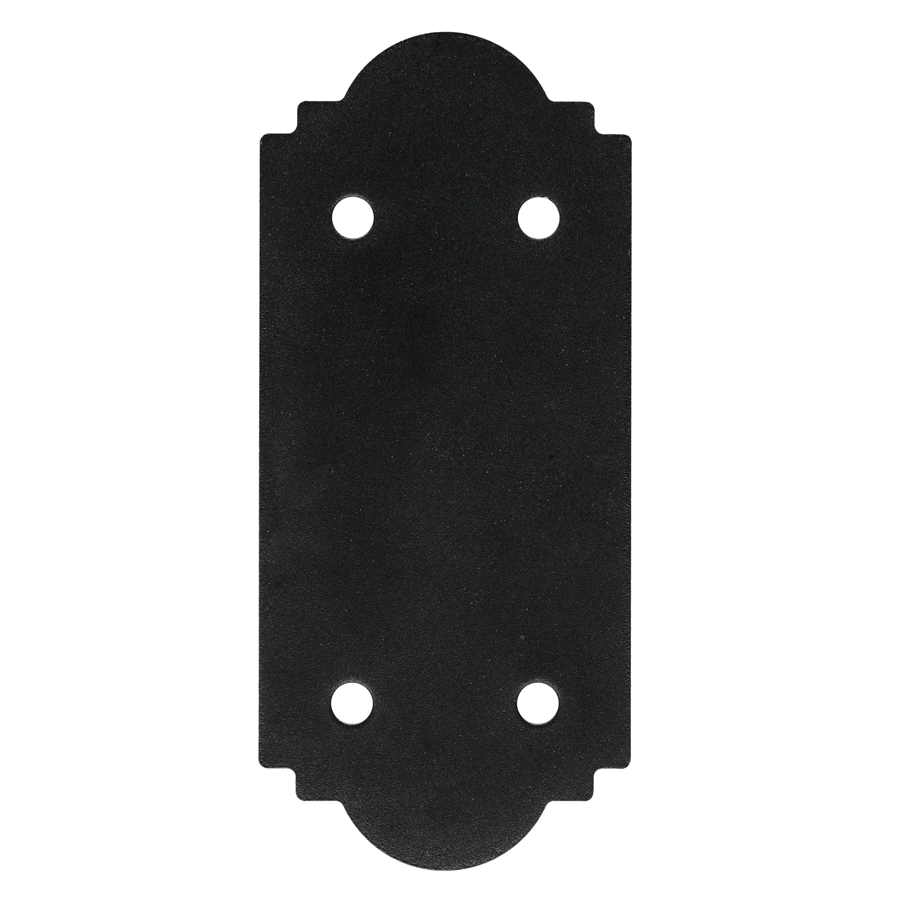 Simpson APST612 Outdoor Accents Mission Collection ZMAX, Black Powder-Coated Strap for 6x