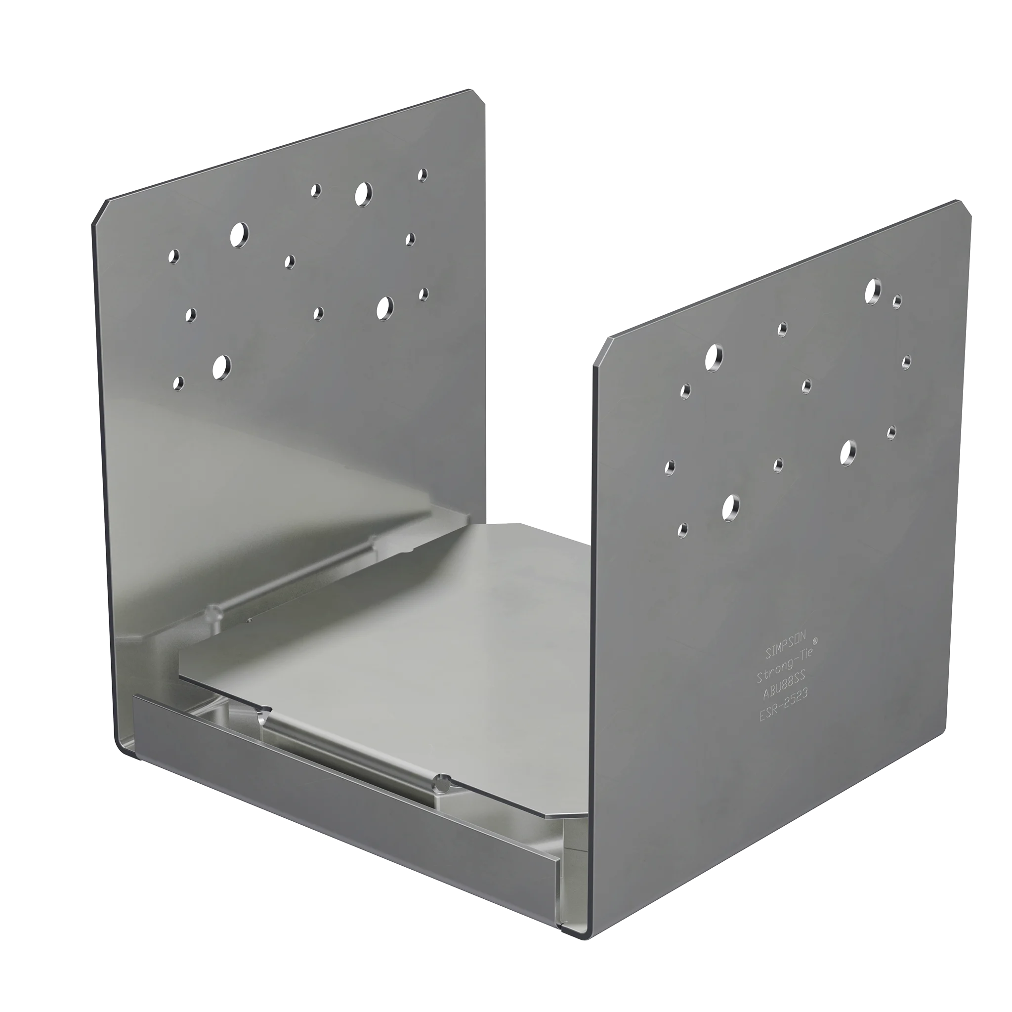 Simpson ABU88SS ABU Stainless-Steel Adjustable Standoff Post Base for 8x8