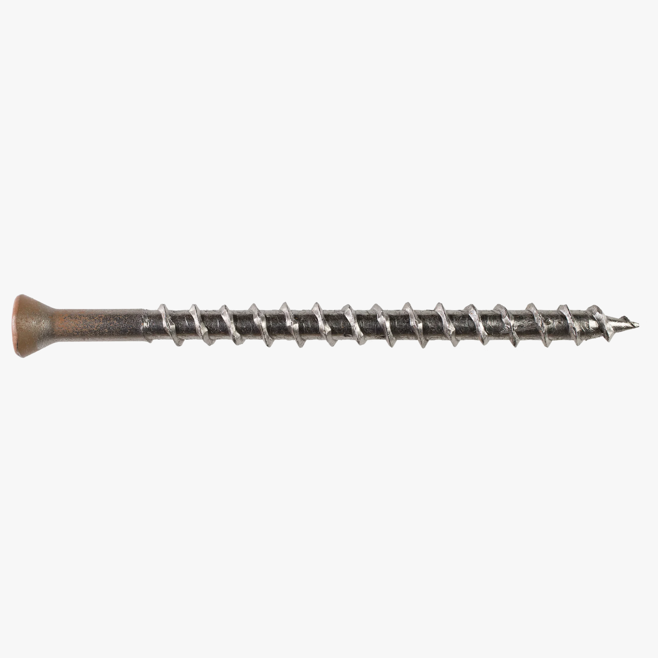 Simpson S08250WCI Deck-Drive DWP WOOD SS Screw — #8 x 2-1/2 in. T20, Trim Head, Type 305, Tan 03 (1750-Qty)