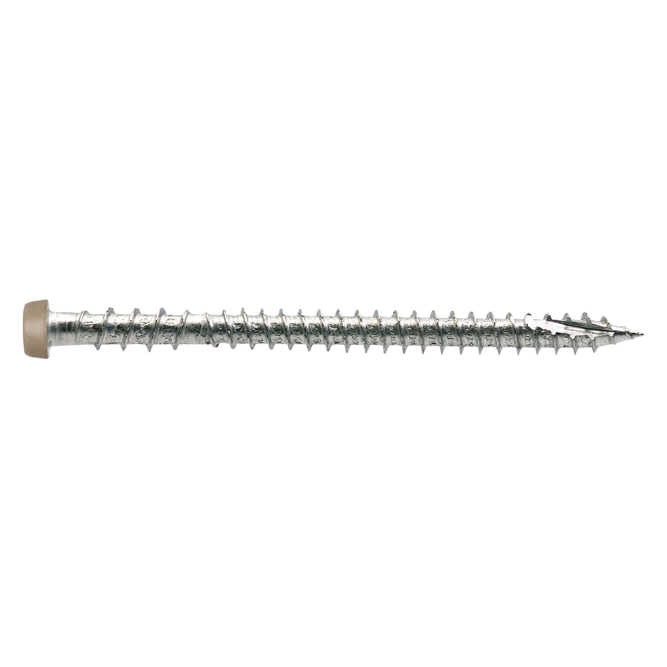Simpson DCU234C316TN Deck-Drive DCU COMPOSITE Screw — #10 x 2-3/4 in. T20, Type 316, Tan (70-Qty)