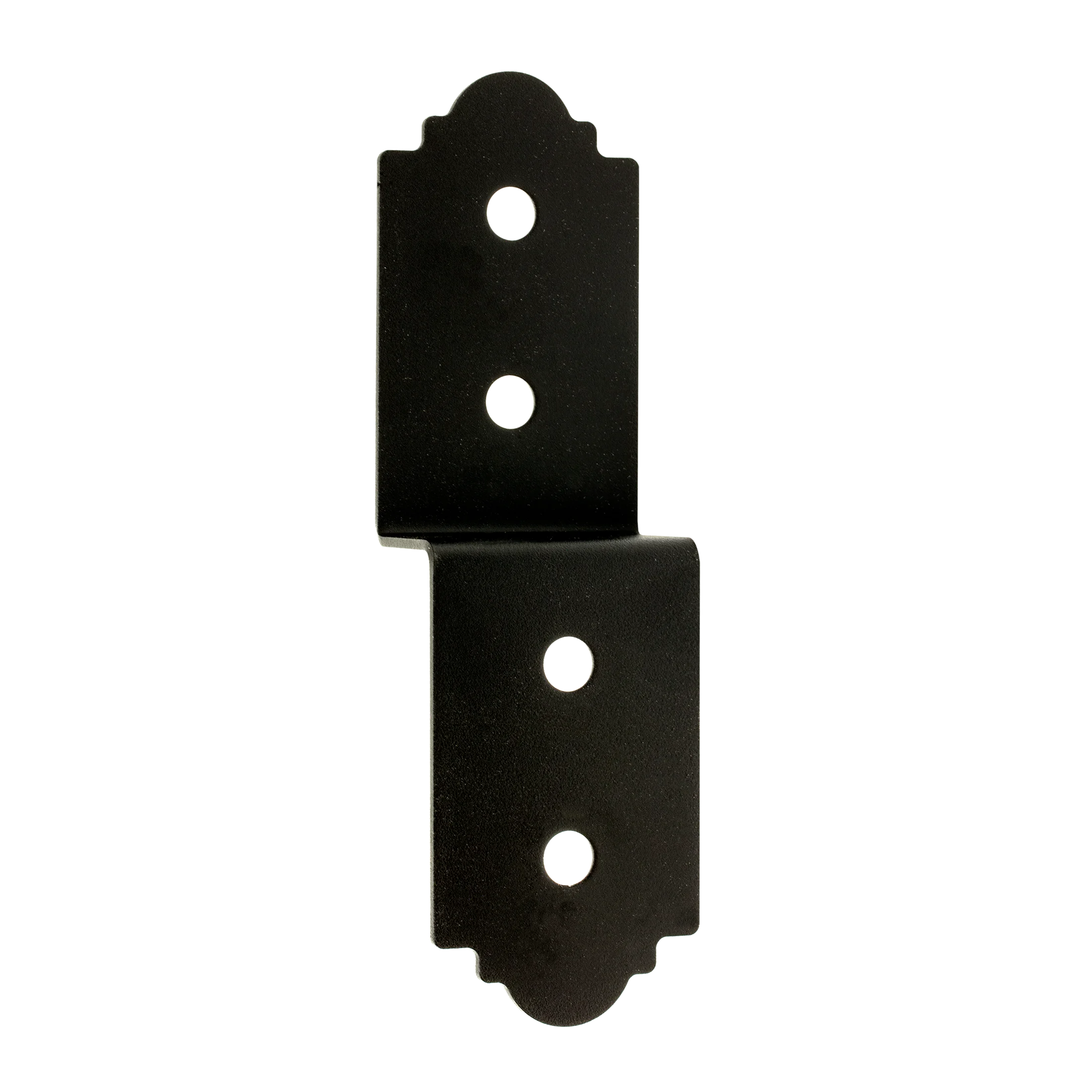 Simpson APDJT1.75-6 Outdoor Accents Mission Collection 5 in. ZMAX, Black Powder-Coated Deck Joist Tie for 1-3/4 in. Wood