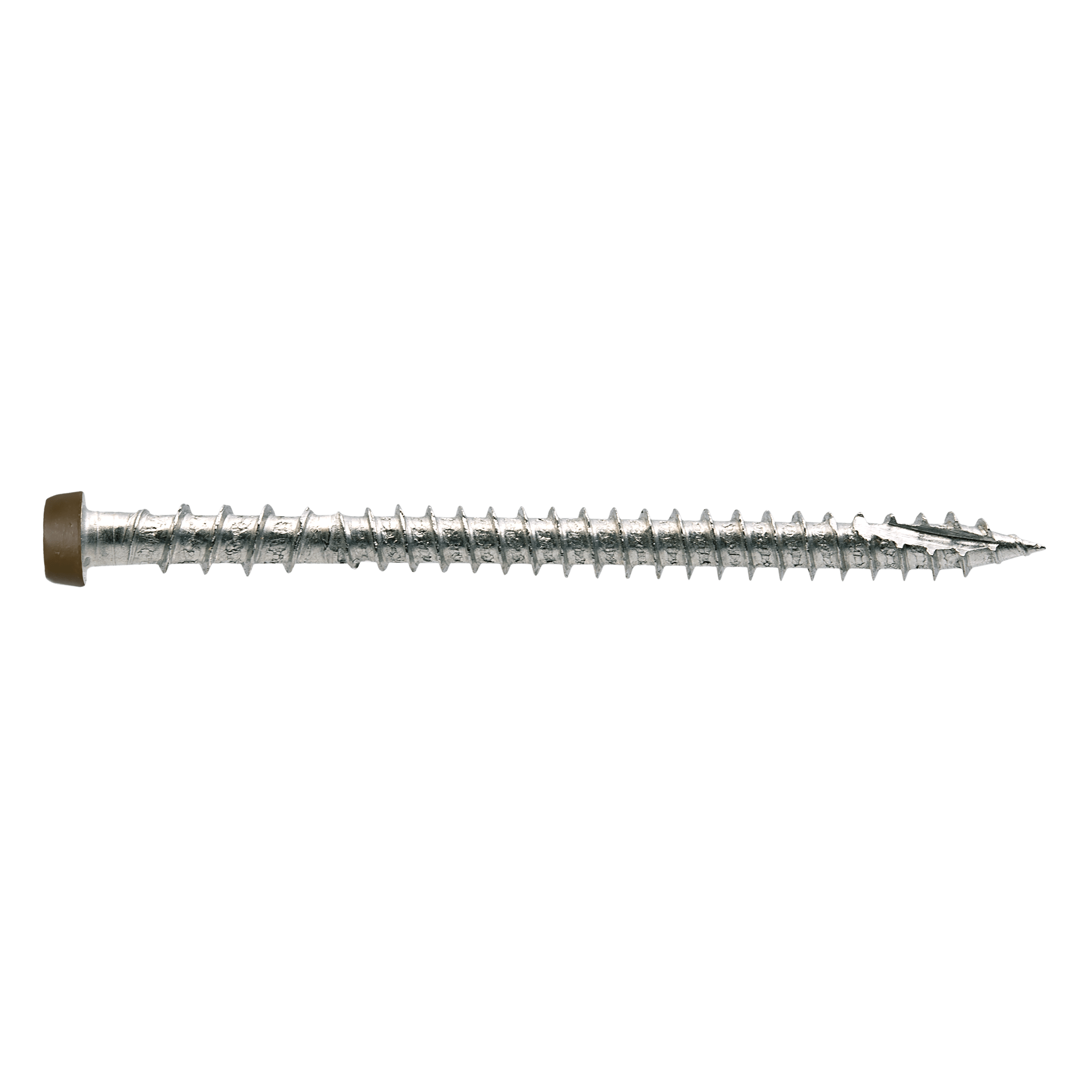 Simpson DCU234C316BR05 Deck-Drive DCU COMPOSITE Screw — #10 x 2-3/4 in. T20, Type 316, Brown 05 (70-Qty)