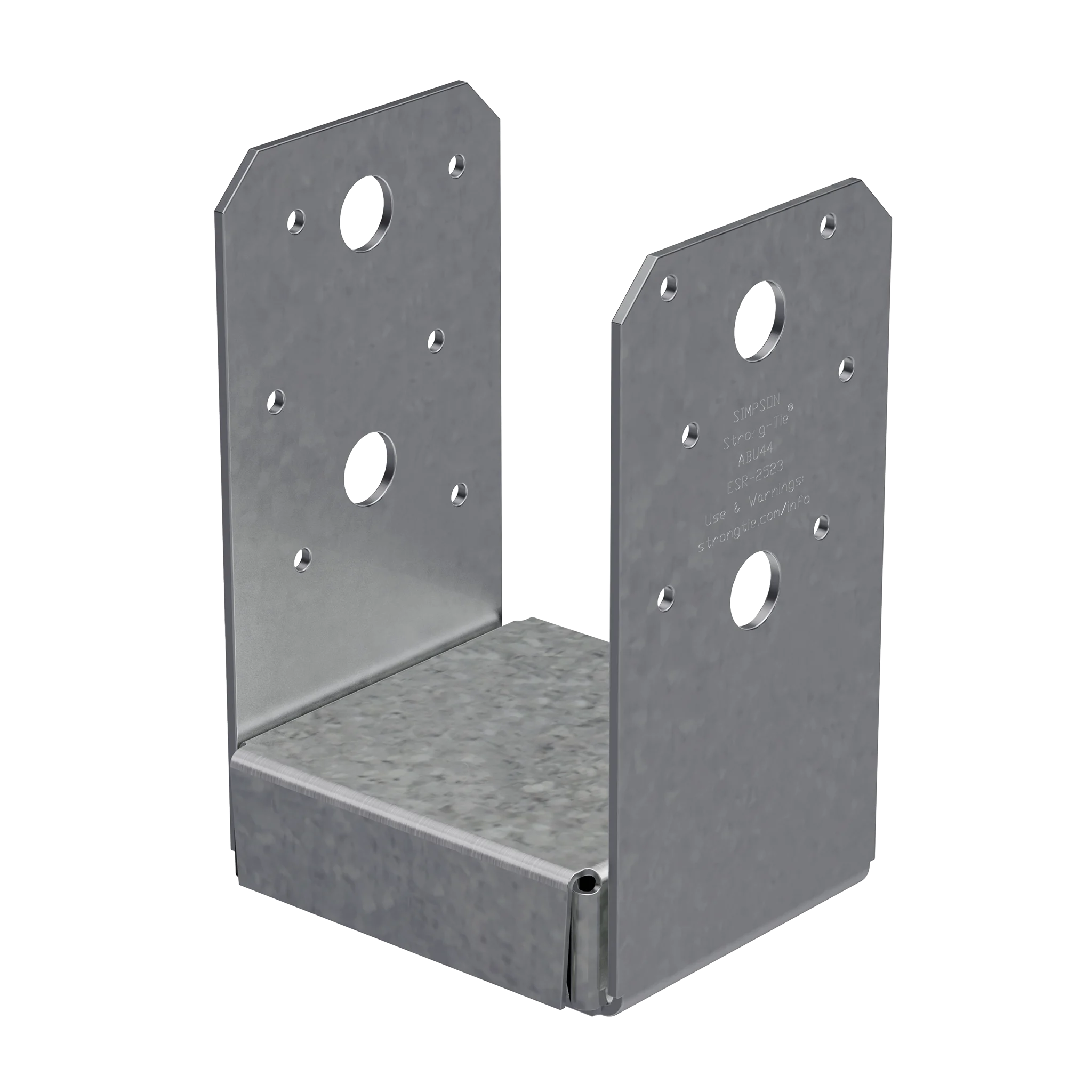 Simpson ABU44Z ABU ZMAX Galvanized Adjustable Standoff Post Base for 4x4 - Simpson Strong-Tie