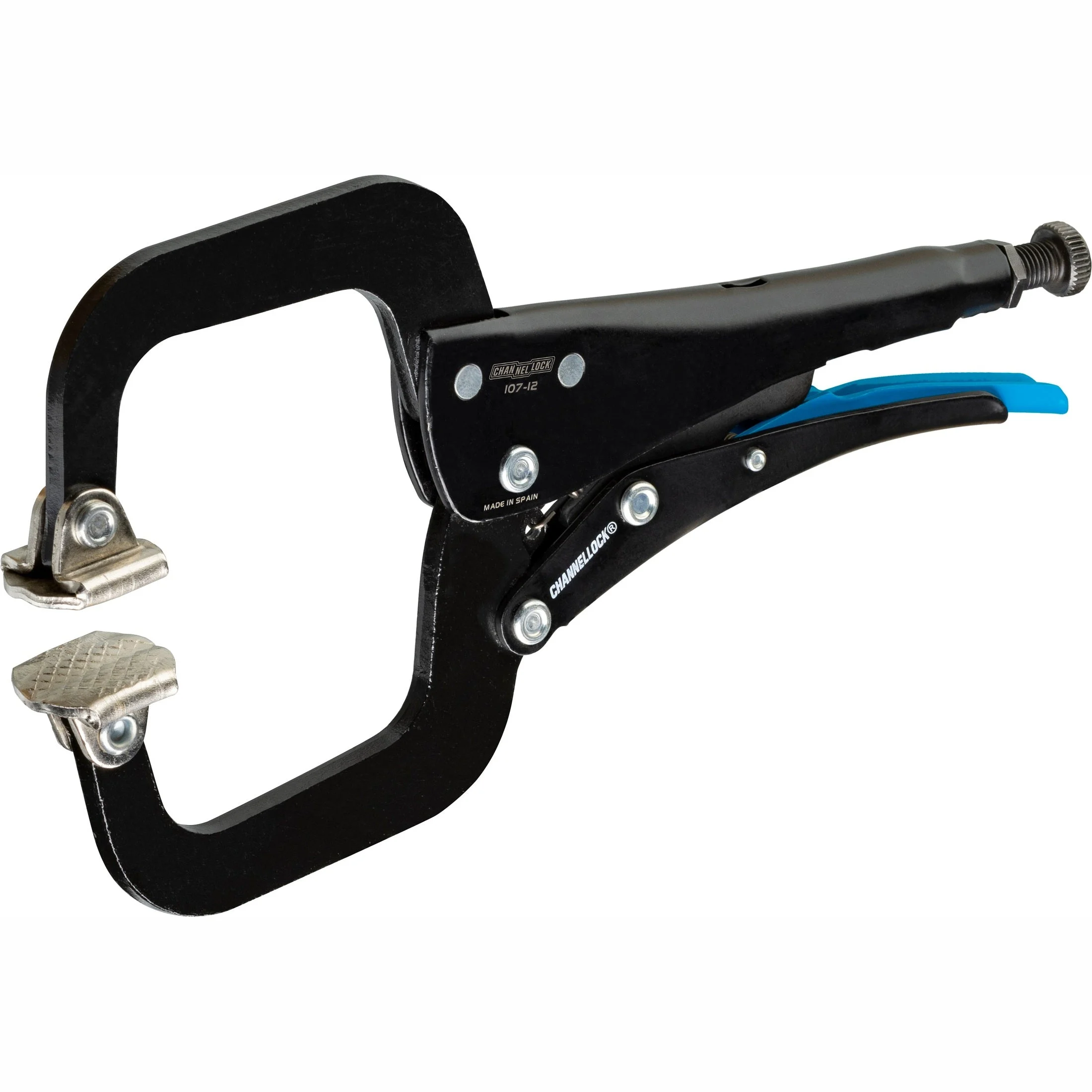 Channellock 107-12 12-INCH C-CLAMP LOCKING PLIERS W/ SWIVEL PADS