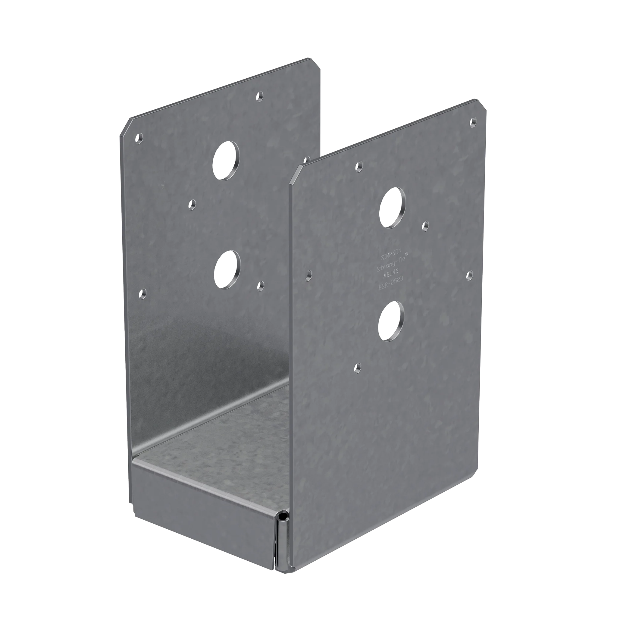 Simpson ABU46Z ABU ZMAX Galvanized Adjustable Standoff Post Base for 4x6 - Simpson Strong-Tie