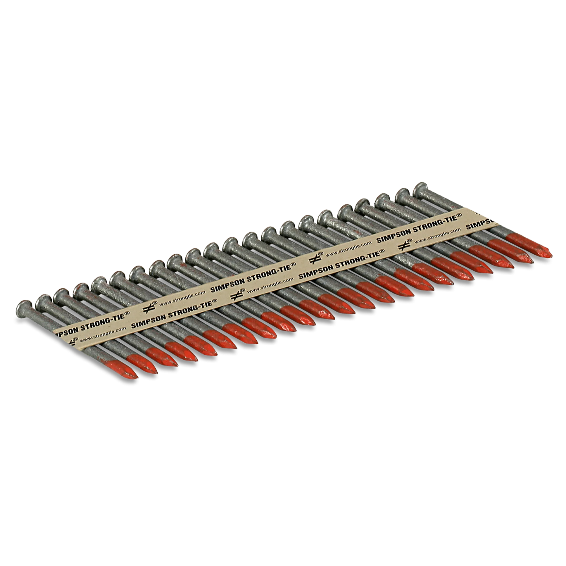 Simpson N16HDGPT500 Strong-Drive 33° SCN SMOOTH-SHANK CONNECTOR Nail — 2-1/2 in. x .162 in. HDG (500-Qty)