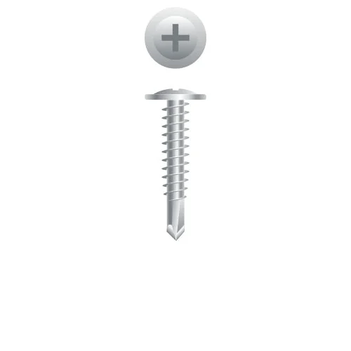 Strong-Point 4M83 410 Stainless Steel Phillips Modified Truss (R/W) Head, Passivated & Waxed, 8-18 x 3/4, #2 Point, Box of 5,000 Stainless Steel Screws