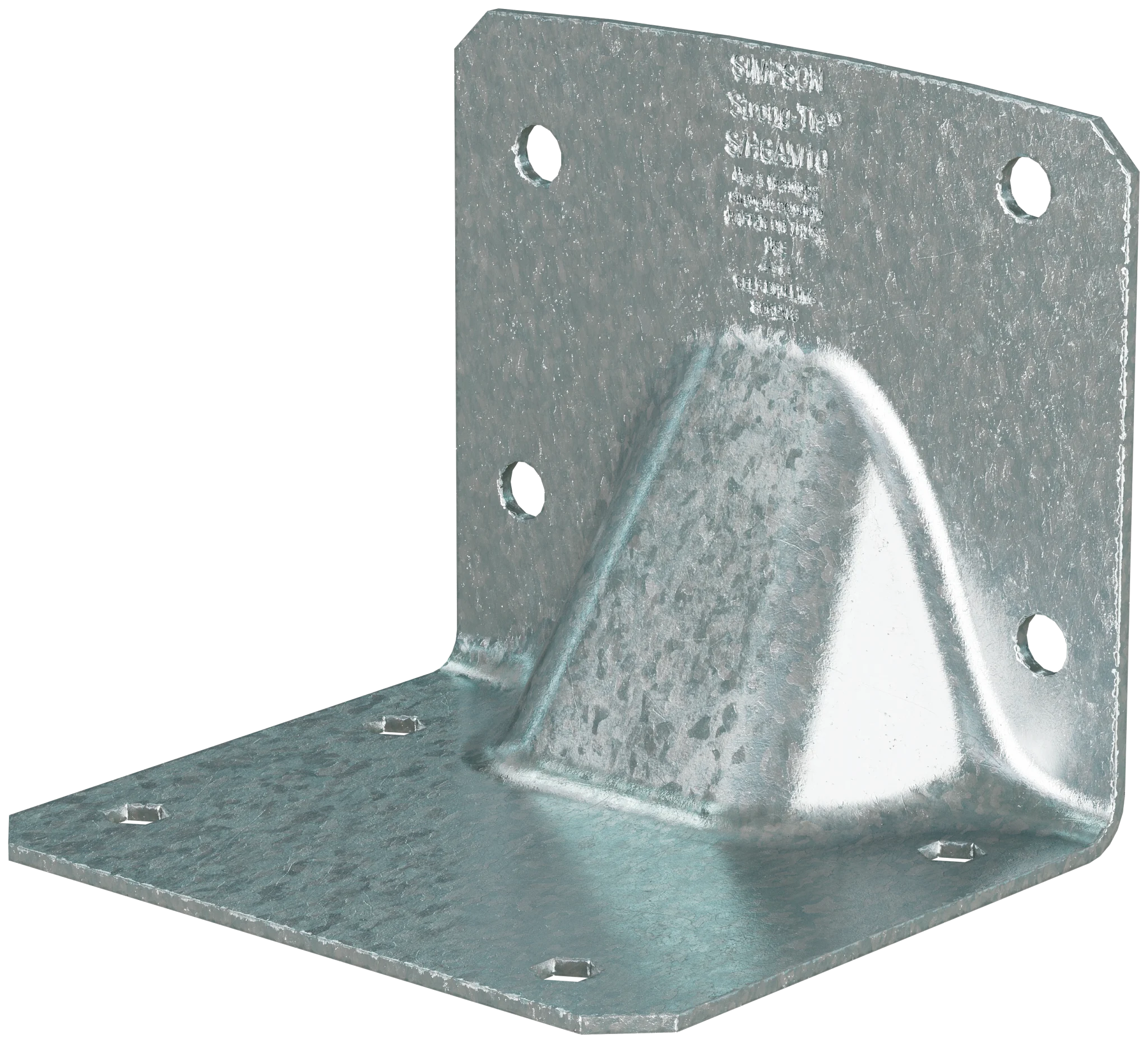 Simpson S/HGAM10KT S/HGAM Hurricane Gusset Angle for Masonry with Screws (10-Qty)