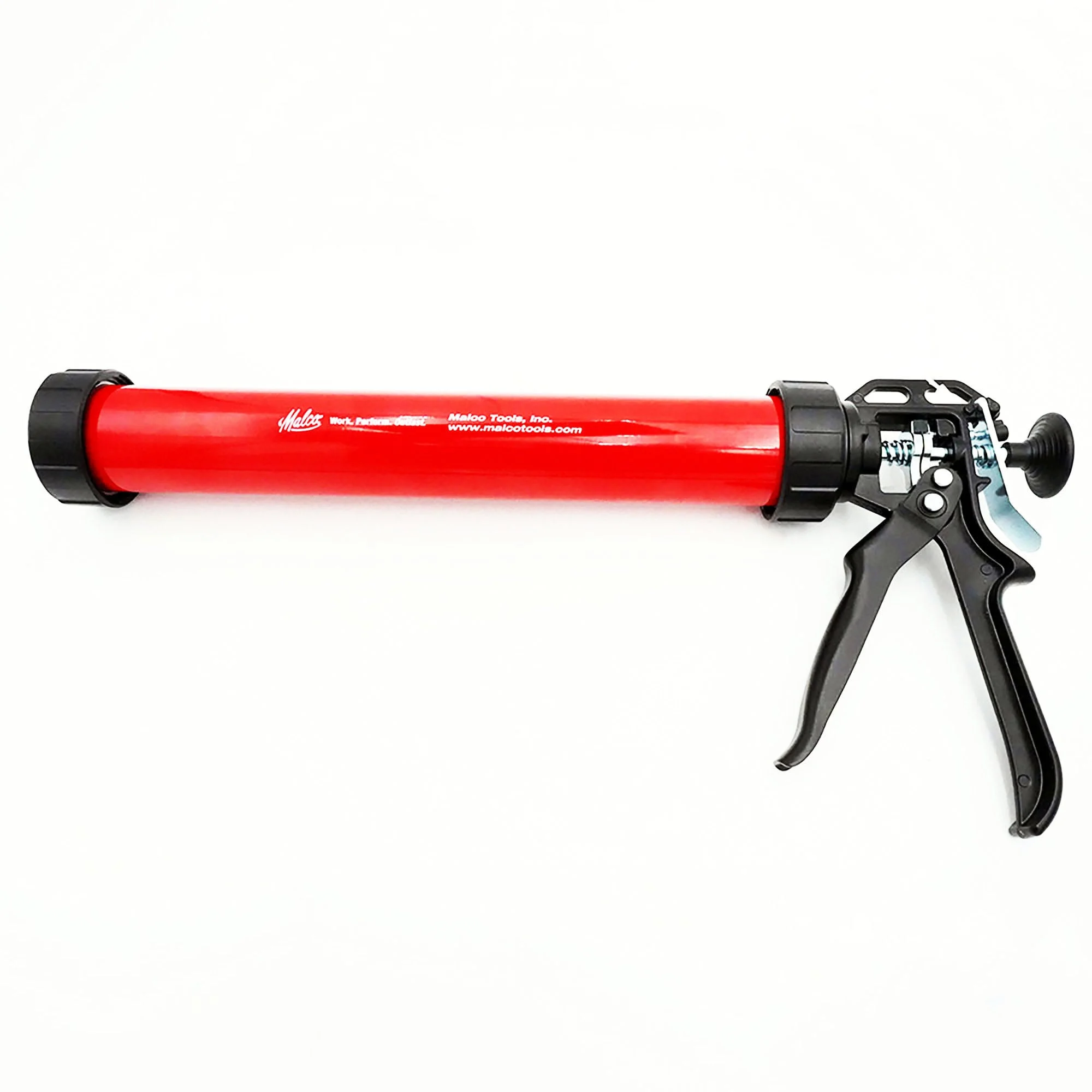 Malco 20 oz. Sausage Caulking Gun Tool Kit 12:1 Ratio Drive CGS1- Converts for Bulk Load, Sausage Pack and Cartridge Caulk Gun Material