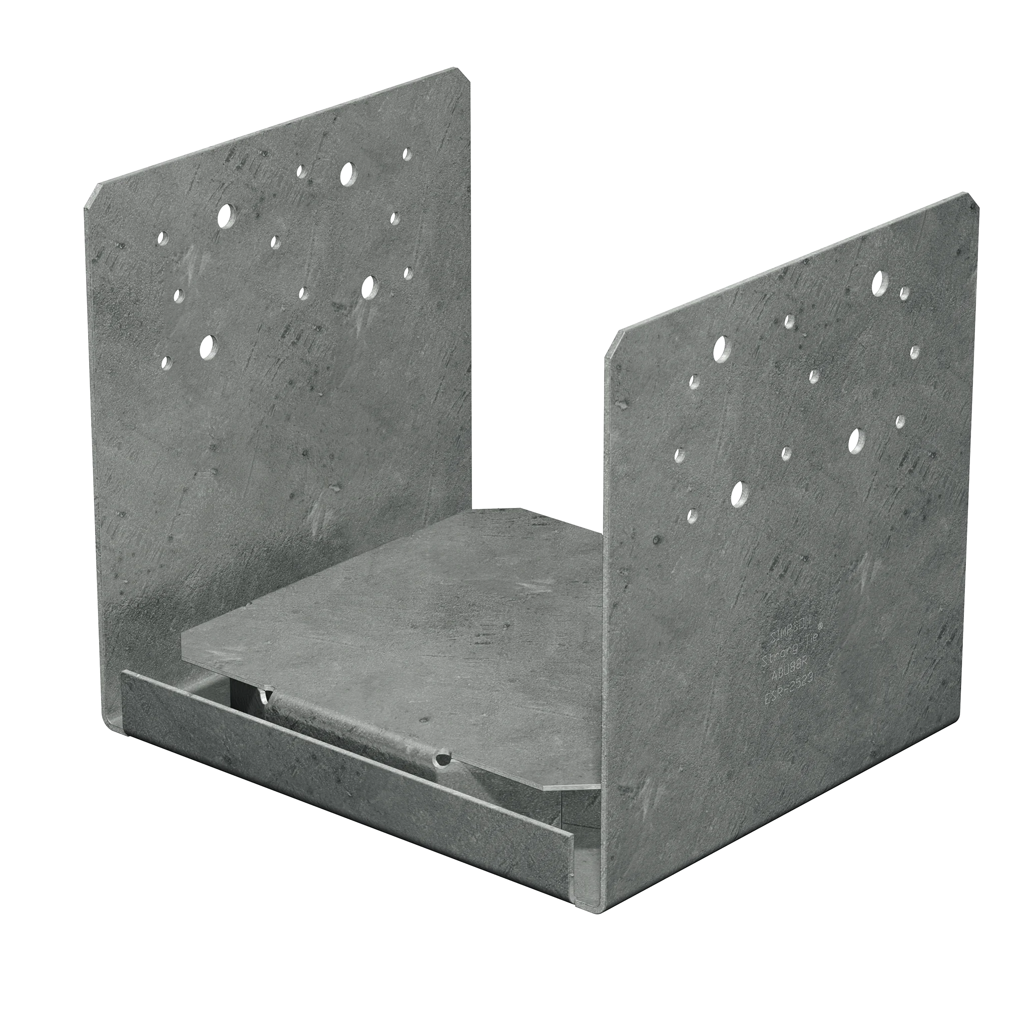 Simpson ABU88RZ ABU ZMAX Galvanized Adjustable Standoff Post Base for 8x8 Rough - Simpson Strong-Tie