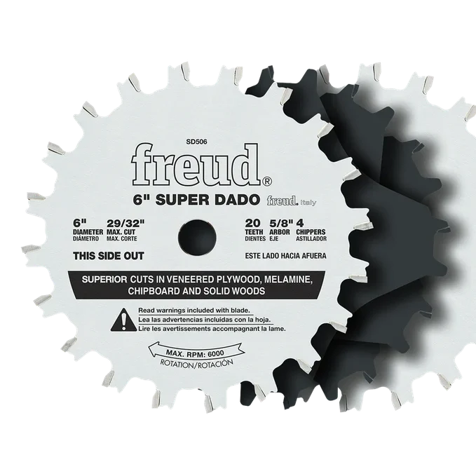 Freud SD506 6" Super Dado Sets - Freud/Diablo