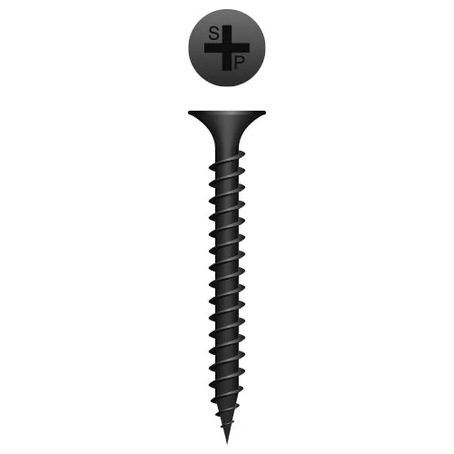 Strong-Point 616 Phillips Bugle Head, Fine Thread, Phosphate Coated, 6 x 1-3/4, Box of 4,000 Drywall Screws