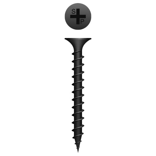Strong-Point 612C Phillips Bugle Head, Coarse Thread, Phosphate Coated, 6 x 1-1/2, Box of 6,000 Drywall Screws