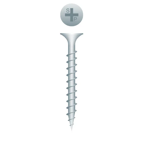 Strong-Point 610CD Phillips Bugle Head, Coarse Thread, Dacrotized Coated, 6 x 1, Box of 10,000 Outdoor Screws