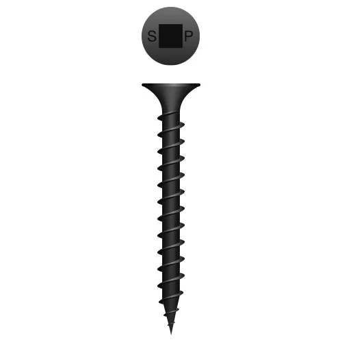 Strong-Point 614QC Square Bugle Head, Coarse Thread, Phosphate Coated, 6 x 1-1/4, Box of 8,000 Drywall Screws