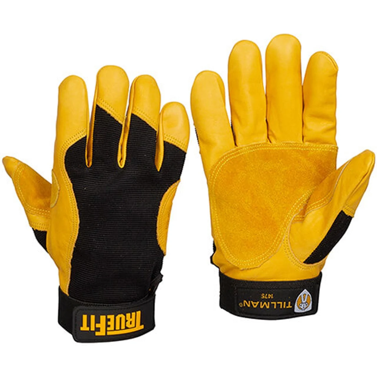 Tillman X-Large Black And Gold TrueFit Full Finger Protective Glove
