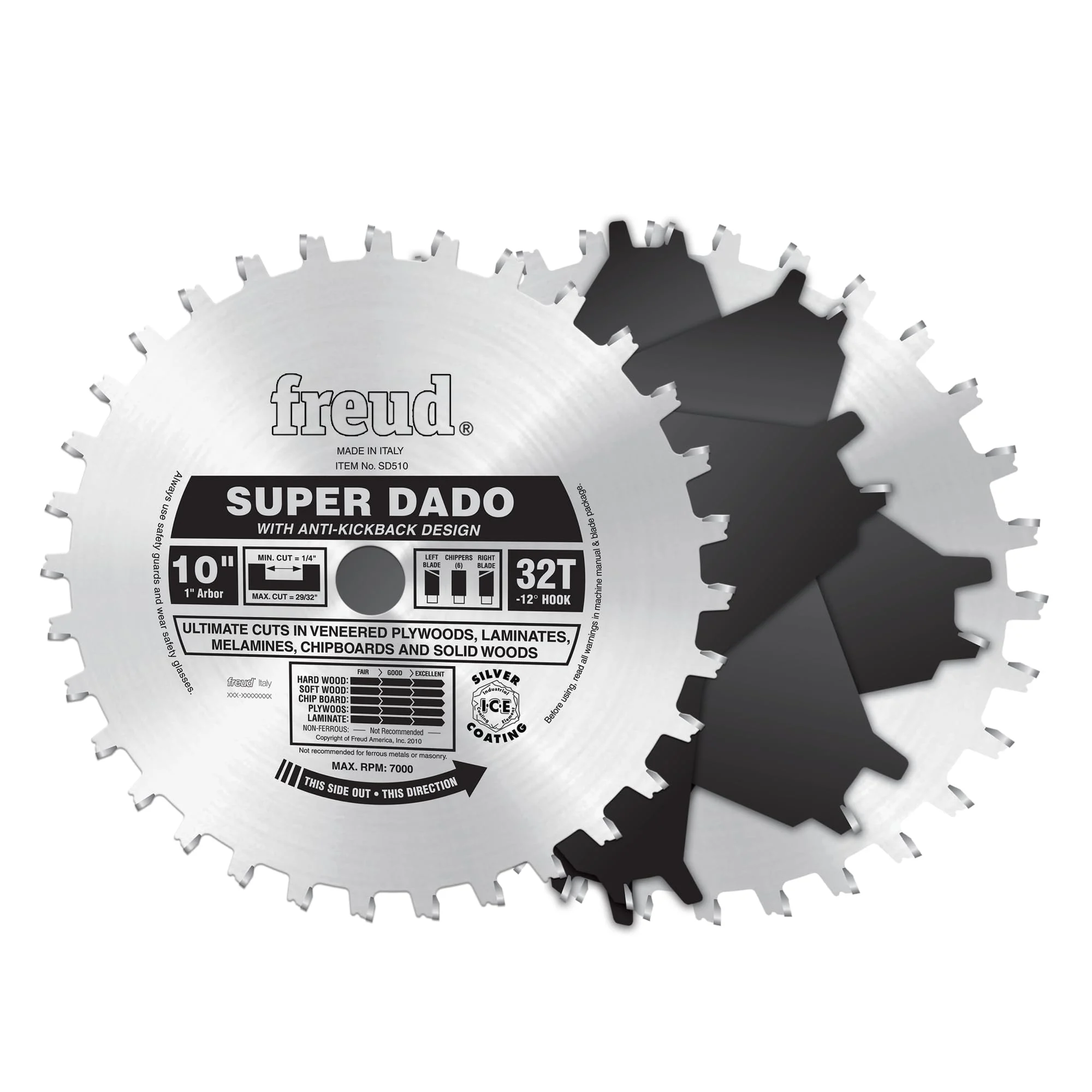 Freud SD510 10" Super Dado Sets - Freud/Diablo