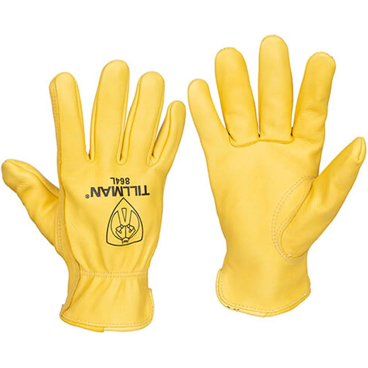 Tillman 864 Premium Top Grain Deerskin Drivers Gloves, Unlined, Large, Tan