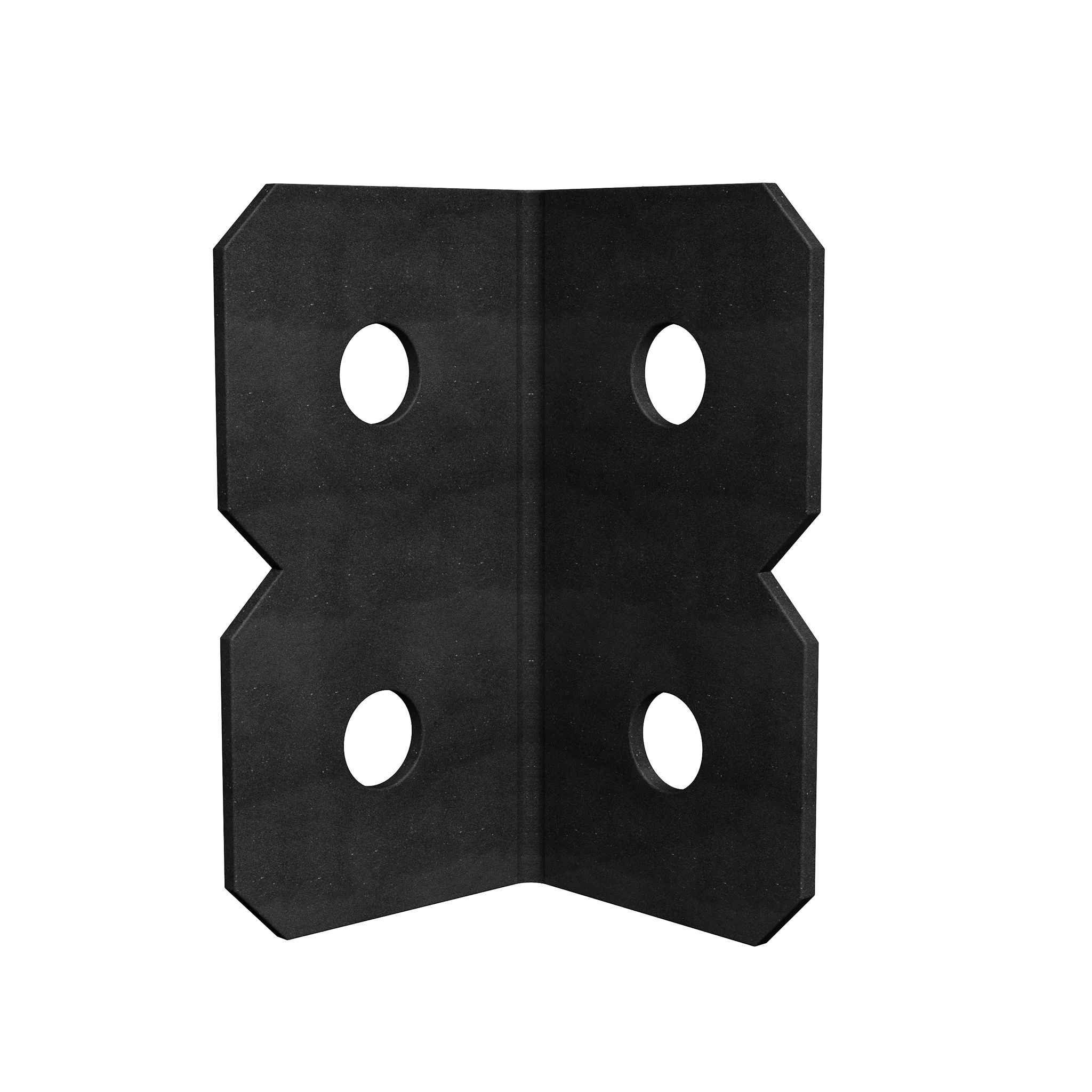 Simpson OHA36 OHA 3 in. x 6 in. Black Powder-Coated Ornamental Heavy Angle