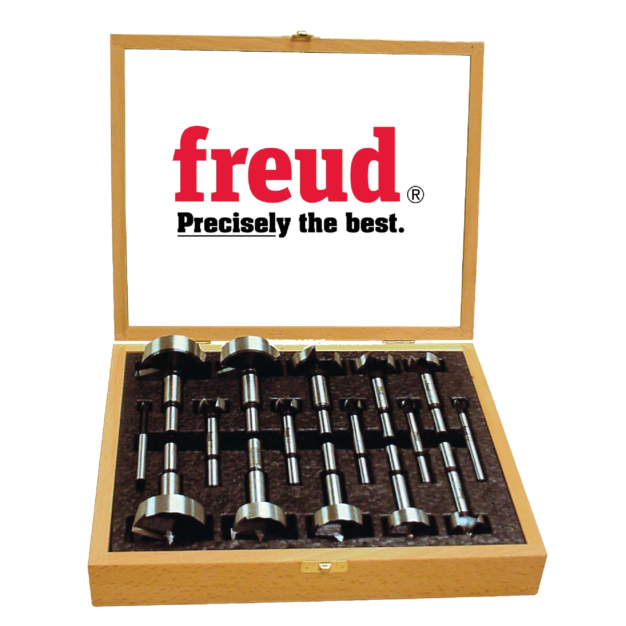 Freud PB-100 1/4" to 2-1/8" (Dia.) 16 Pcs. Forstner Bit Set