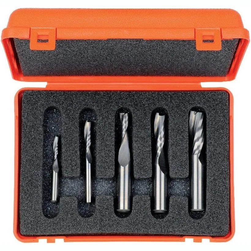 CMT Orange Tool 192.000.02 SOLID CARBIDE 5-PCS DOWNCUT SPIRAL BIT