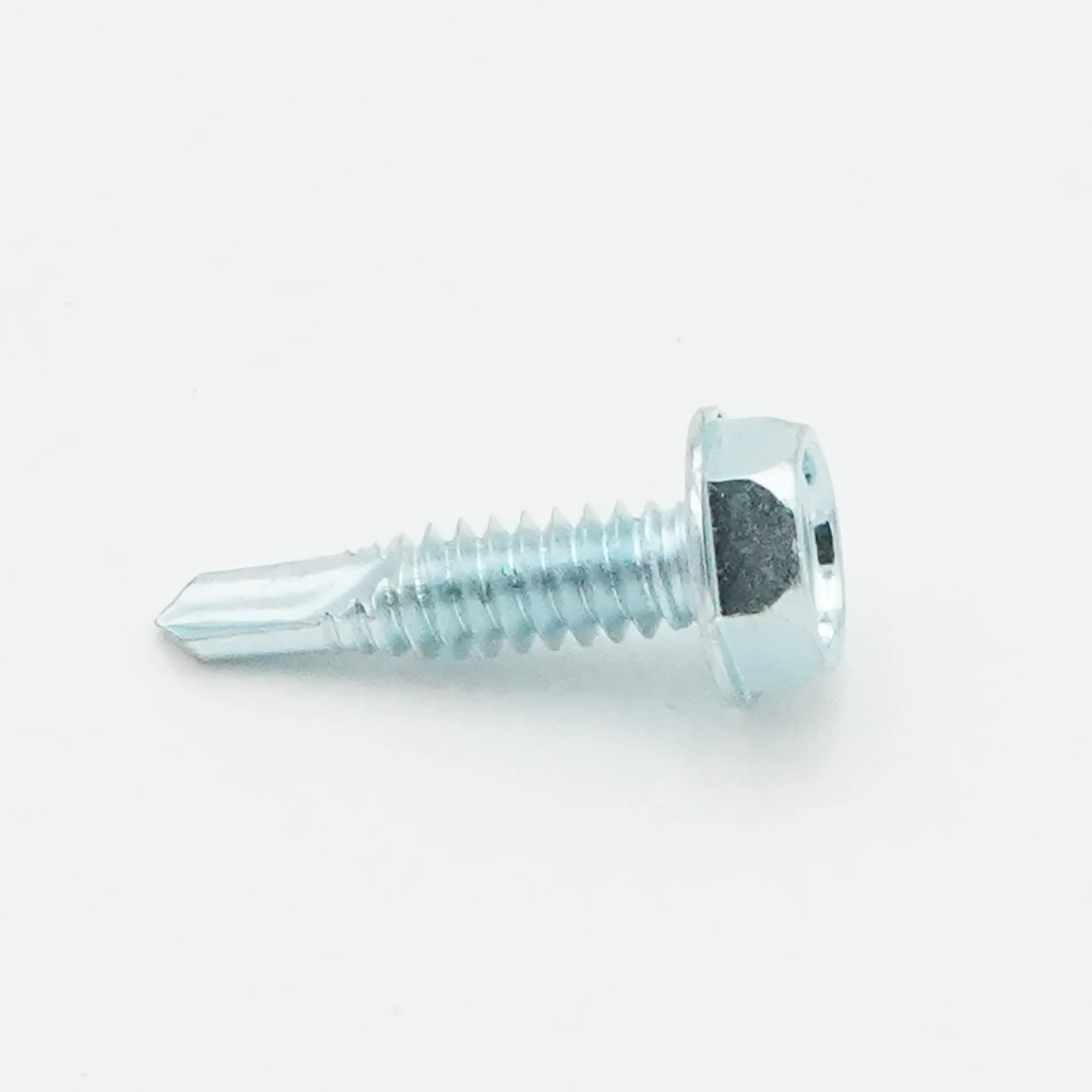 Malco BT153G 10-24 x 3/4 Bit-Tip #3 Point Self-Tapping & Self-Drilling Sheet Metal Screws- 5/16" Hex Washer Head | HVAC Fastners | Structural & Layered Metal (100 Count)