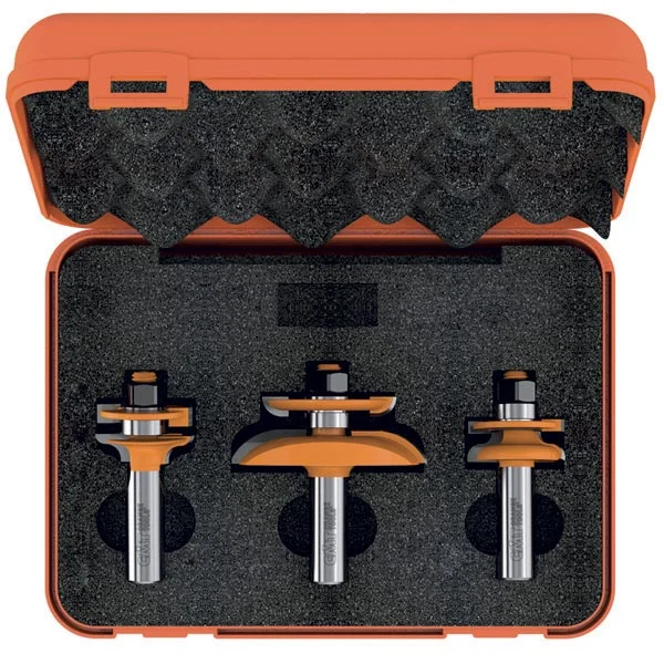 CMT Orange Tool 800.522.11 3-PIECE OGEE JUNIOR RAISED PANEL SET