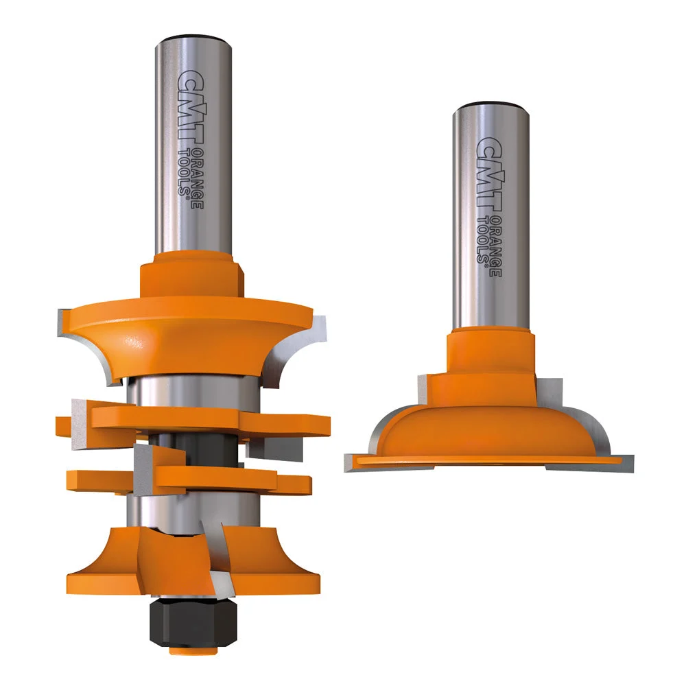 CMT Orange Tools 855.806.11 RAIL & STILE ROUTER BIT SET D=1-7/8”x1-3/4” S=1/2”