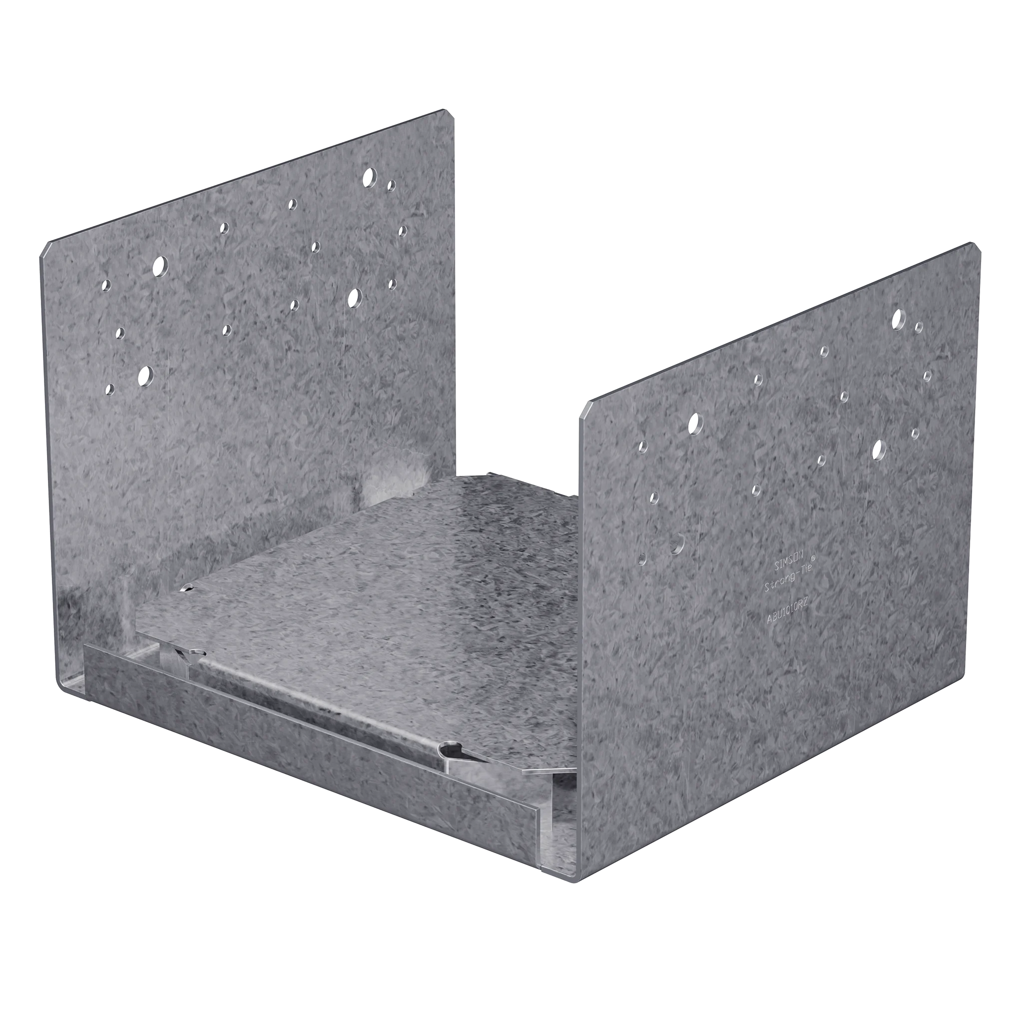 Simpson ABU1010RZ ABU ZMAX Galvanized Adjustable Post Base for 10x10 Rough - Simpson Strong-Tie