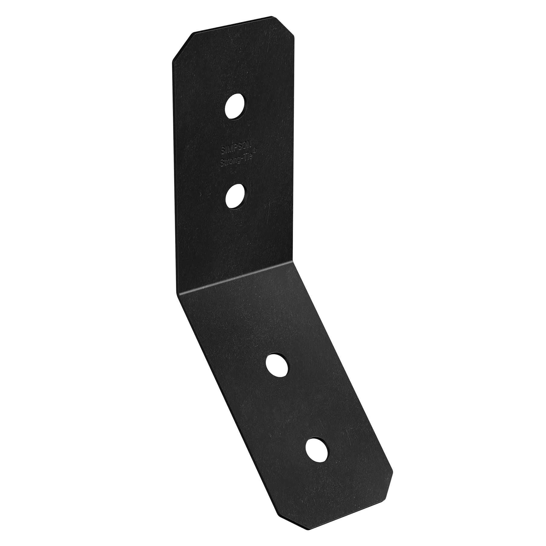 Simpson APVKB45-4 Outdoor Accents Avant Collection ZMAX, Black Powder-Coated Knee Brace Connector for 4x