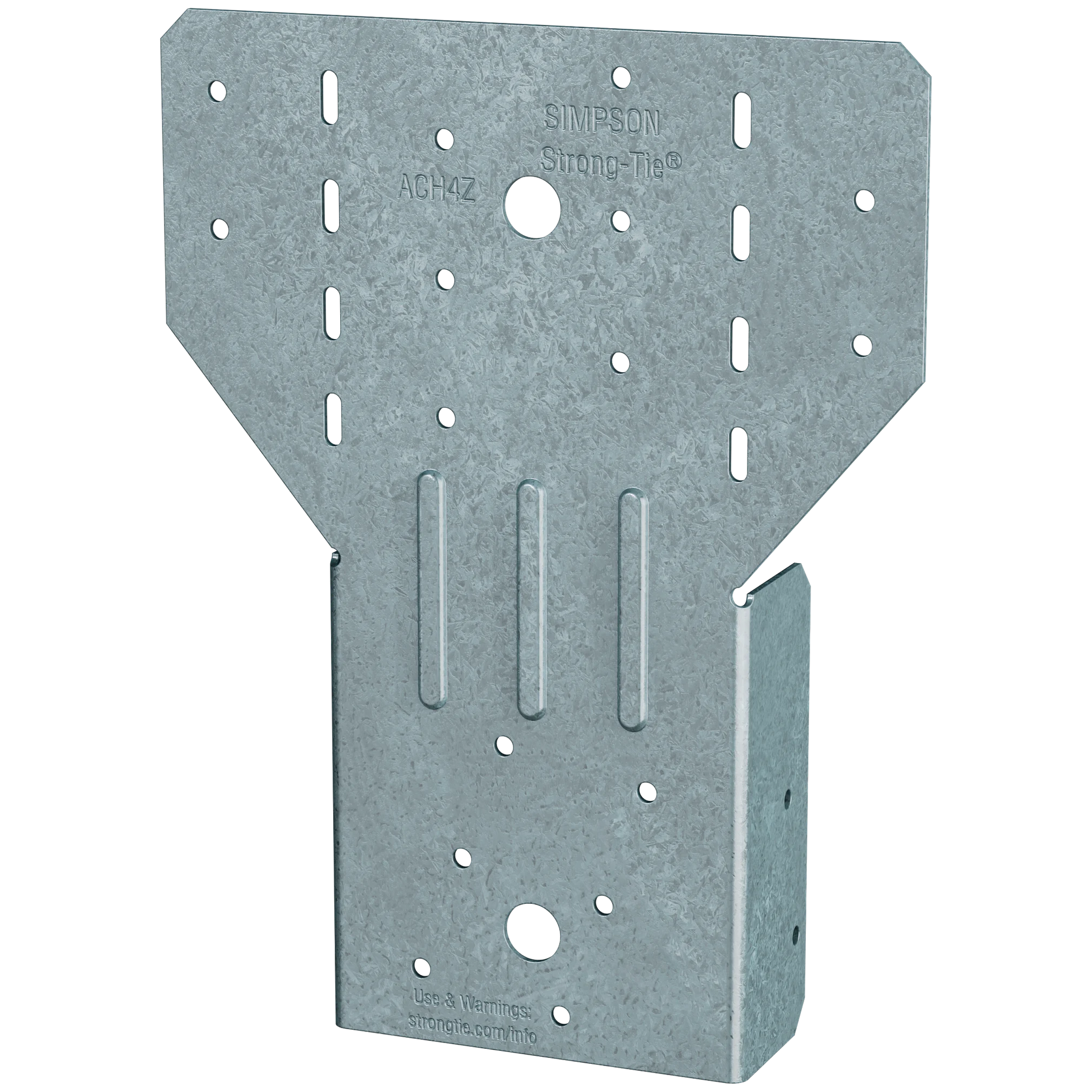 Simpson ACH4Z ACHZ ZMAX Galvanized Adjustable Post Cap for 4x - Simpson Strong-Tie