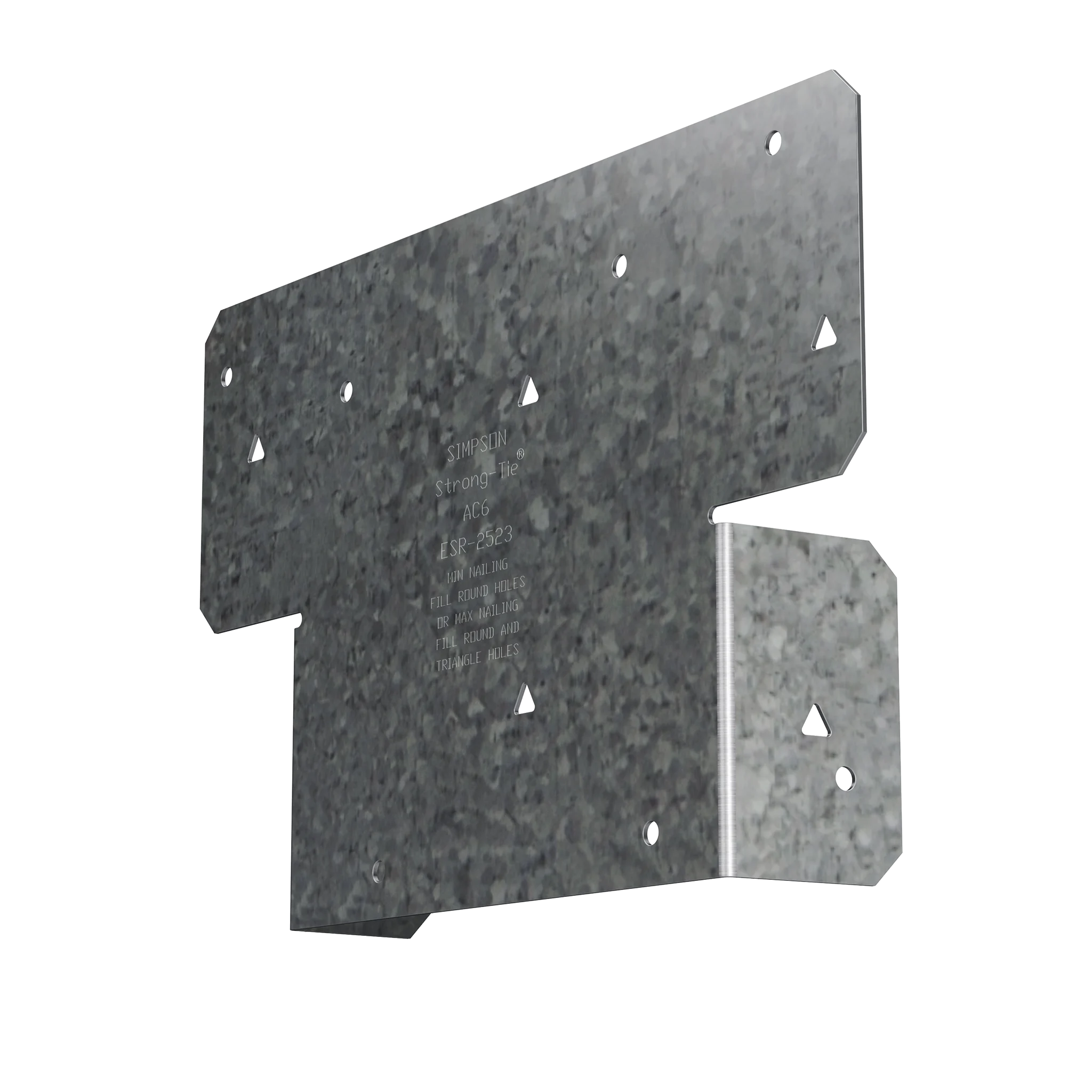 Simpson AC6Z AC ZMAX Galvanized Adjustable Post Cap for 6x - Simpson Strong-Tie