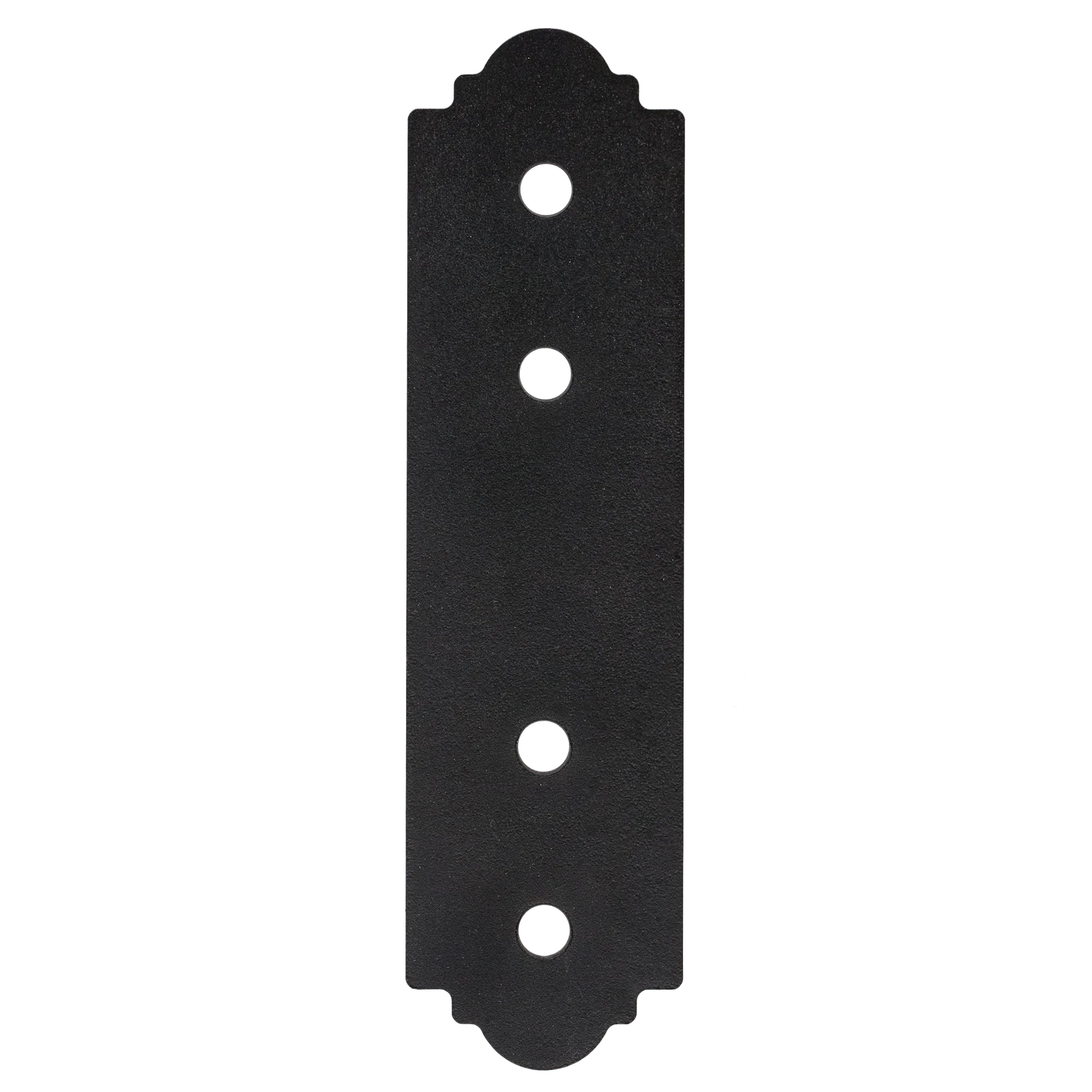 Simpson APST412 Outdoor Accents Mission Collection ZMAX, Black Powder-Coated Strap for 4x