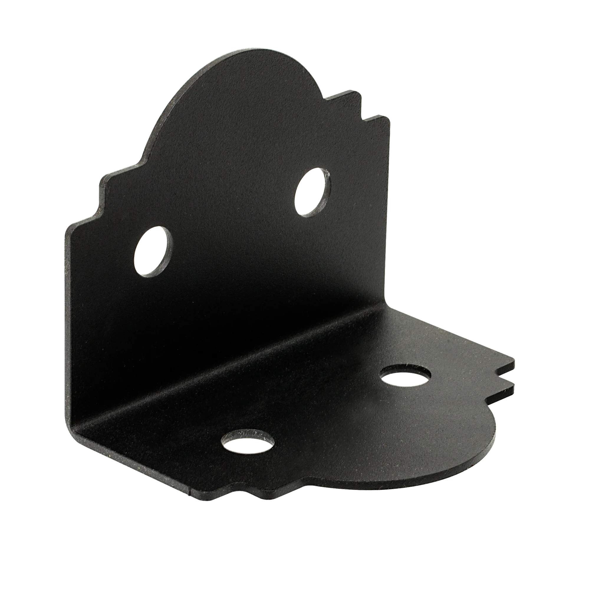 Simpson APA6 Outdoor Accents Mission Collection ZMAX, Black Powder-Coated 90° Angle for 6x