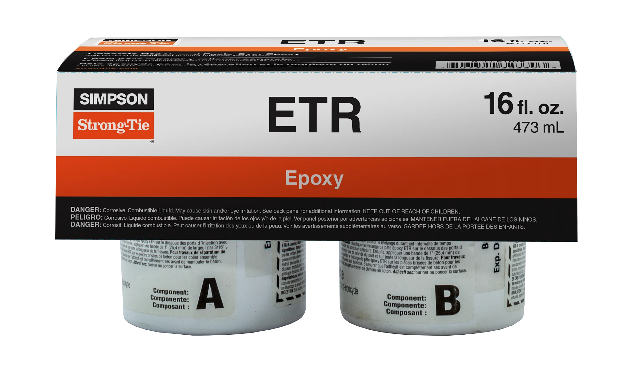 Simpson Strong-Tie ETR16 EPOXY-TIE REPAIR PASTE 16oz.