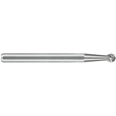 ATA SGSPRO 19214 Tool # SD-51, 1/4" Cutter DIA x 7/32" Length of Cut x 1/8" Shank DIA x 1 3/4" Overall Length, Brazed Carbide High Temp Alloy Ball Shaped Bur for High Temp Alloys