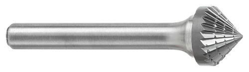 ATA SGSPRO 25103 Tool # SK-9M, 25.0 mm Cutter DIA x 12.7 mm Length of Cut x 6.0 mm Shank DIA x 60.0 mm Overall Length, Solid Carbide Double Cut 90° Countersink Double Cut Bur