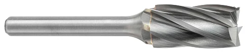 ATA SGSPRO 19014 Tool # SB-3, 3/8" Cutter DIA x 3/4" Length of Cut x 1/4" Shank DIA x 2 1/2" Overall Length, Brazed Carbide Non-Ferrous End Cutting Cylindrical Bur for Non-Ferrous Materials